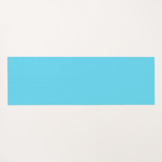 Mongram Tropical Blue Yellow Fish Illustration Yogamatte (Rückseite (Horizontal))