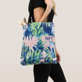 Mongram Tropical Floral Golf Totbeutel Tasche (Von Nahem)