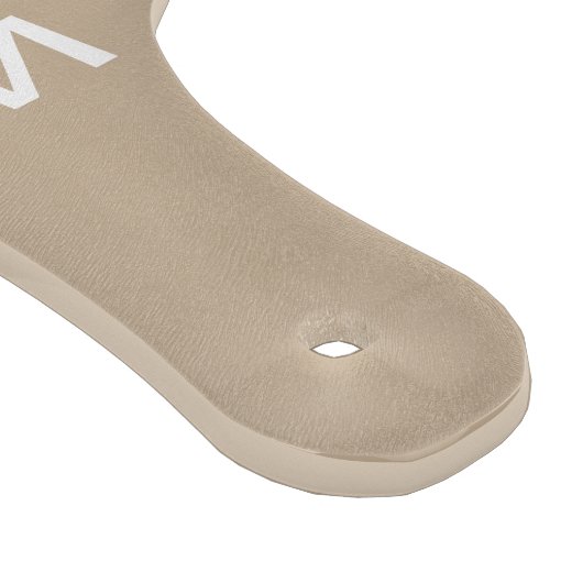 Mongram Tropical Glass Cutting Board Paddel Schneidebrett (Ecke)