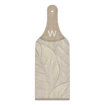 Mongram Tropical Glass Cutting Board Paddel