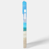Mongram Tropical Sandy Beach Landschaft Case-Mate iPhone Hülle (Rückseite / Links)