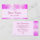 Mongram, Verziert Sparkling Diamonds Monogram Visitenkarte (Vorne/Hinten)