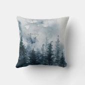 Mongramm für schneebedeckte Wintergarten Kissen (Rückseite)