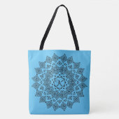 Mongrammed Mandala Tasche (Vorderseite)