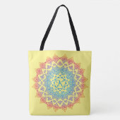 Mongrammed Mandala Tasche (Vorderseite)