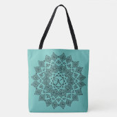 Mongrammed Mandala Tasche (Vorderseite)