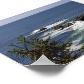 Monhegan Cliff Poster (Ecke)
