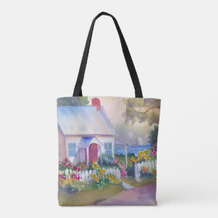 Monhegan Hütte im Sommer Tasche