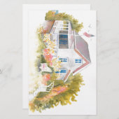 Monhegan Hütte J Kilburn Briefpapier (Vorne/Hinten)