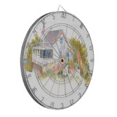 Monhegan Hütte J Kilburn Dartscheibe (Vorderseite Links)