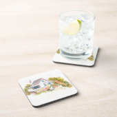 Monhegan Hütte J Kilburn Getränkeuntersetzer (Rechte Seite)