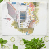 Monhegan Hütte J Kilburn Handtuch (Gefaltet)