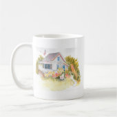 Monhegan Hütte J Kilburn Kaffeetasse (Links)