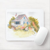 Monhegan Hütte J Kilburn Mousepad (Mit Mouse)
