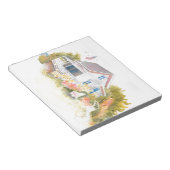 Monhegan Hütte J Kilburn Notizblock (angewinkelt)