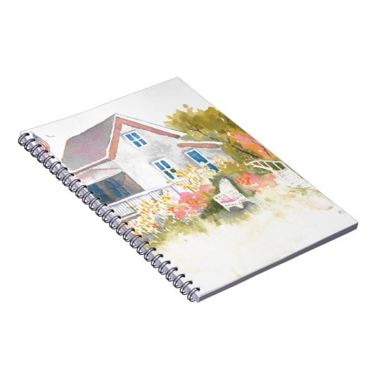 Monhegan Hütte J Kilburn Notizblock (Rechte Seite)