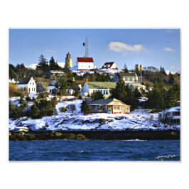 Monhegan Island Lighthouse, Maine Fotodruck