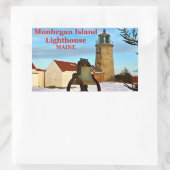 Monhegan Island Lighthouse, Maine Stickers (Tasche)