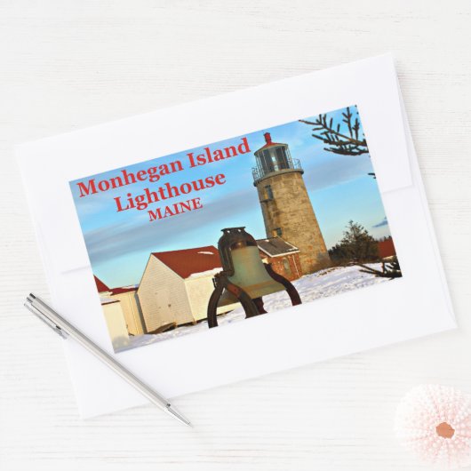 Monhegan Island Lighthouse, Maine Stickers (Umschlag)