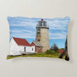 Monhegan Island Lighthouse, Maine Zierkissen