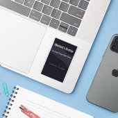 Monheit's Brother Book Cover Sticker (Laptop mit iPhone)