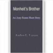 Monheits-Bruder-Buchcover-Aufkleber Aufkleber (Vorderseite)