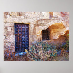 Moni Tharri MONASTERY Rhodes Insel, Griechenland Poster