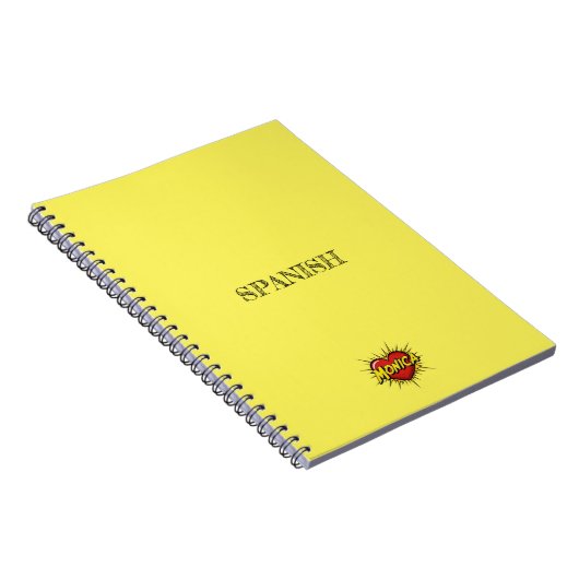 Monica Heart Yellow Notizblock (Rechte Seite)