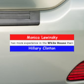 Monica Lewinsky mutig Autoaufkleber (Auf Auto)