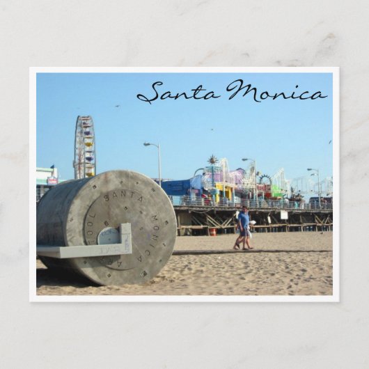 Monica-Pier Postkarte (Vorderseite)