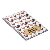 Monicas Chicken Spiral Notebook Notizblock (Rechte Seite)