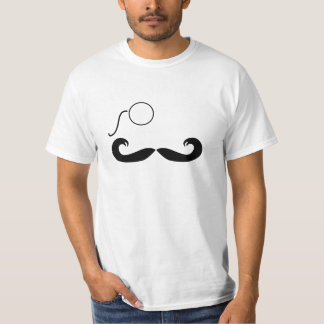 monicle und Schnurrbart T-Shirt