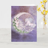 Monicorn Notecard Karte (Gelbe Blume)