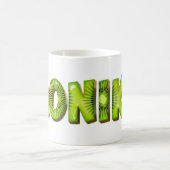 Monika Name Kiwi Style Tasse Teetasse Kaffeetasse (Mittel)