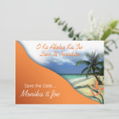 Monika's Custom Las Vegas Save the Date (Stehend Vorderseite)