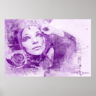 Monique and Rose - Grunge Kunst Poster