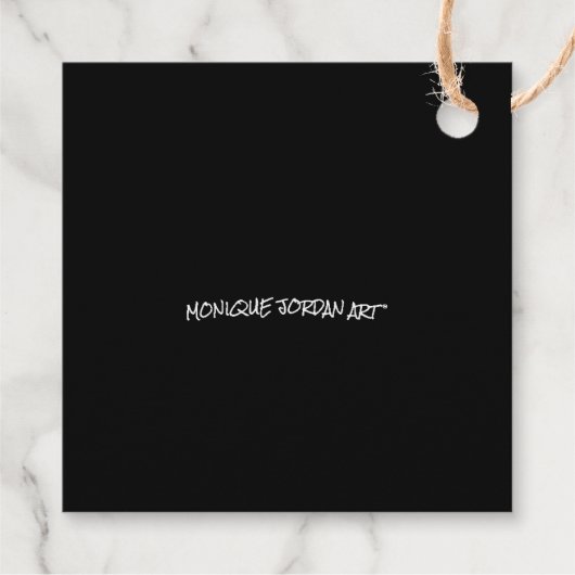 Monique Jordan Art Tag (Rückseite)