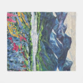 Moniques Alaskan Mountains Vlies Decke (Vorderseite (Horizontal))