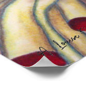 "Monism" Pastel & Oil von A. Louise Peterson Poster (Ecke)