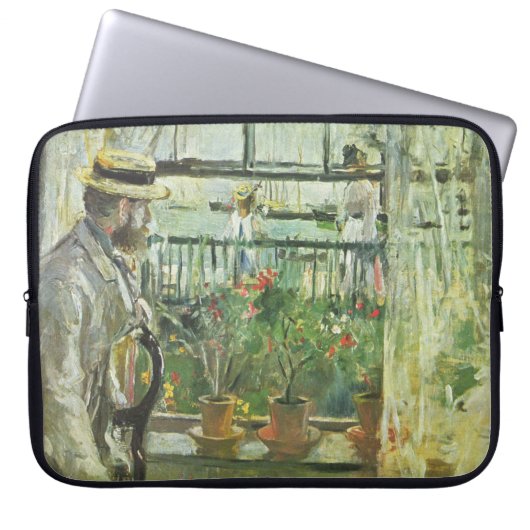 Monisots "Eugene Manet"-Laptop-Ärmel Laptopschutzhülle (Vorderseite)