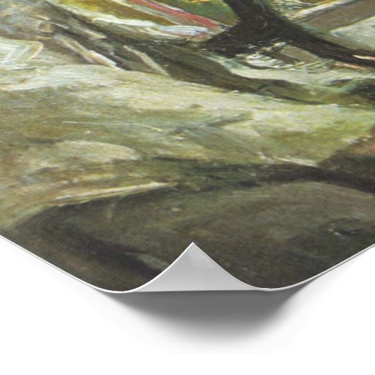 Monisots Kunstposter "Eugene Manet" Poster (Ecke)