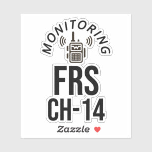 Monitor FRS-Kanal 14 Aufkleber