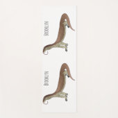 Monitor lizard cartoon illustration yogamatte (Vorderseite)