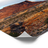 Monitor und Merrimac Mesas, Utah Poster (Ecke)