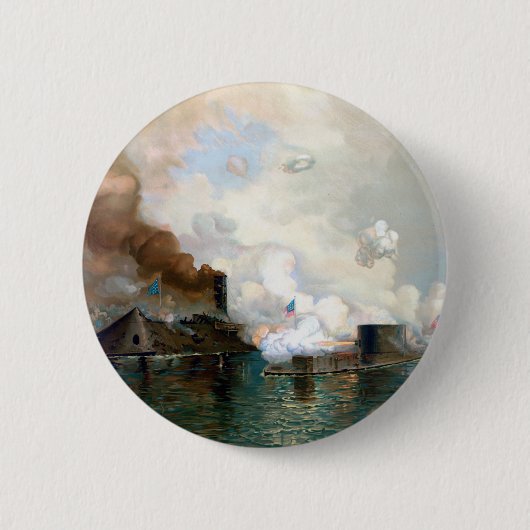 Monitor und Merrimack 1862 Button (Vorderseite)