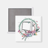 Monitore und Kranz Magnet (Vorderseite/Rückseite)