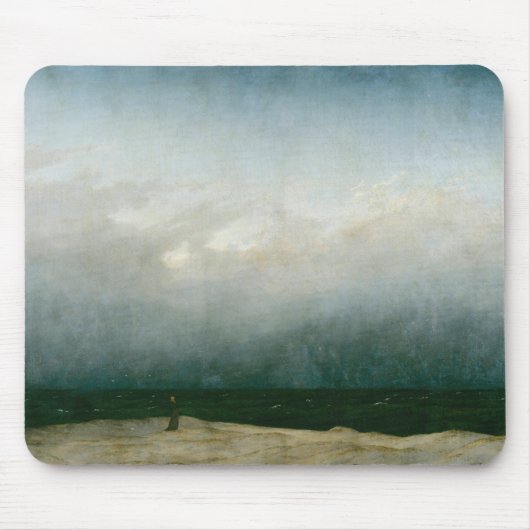 Monk am Meer von Caspar David Friedrich Mousepad (Vorne)