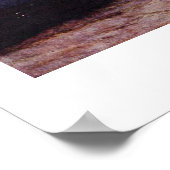 Monk am Meer von Caspar David Friedrich Poster (Ecke)