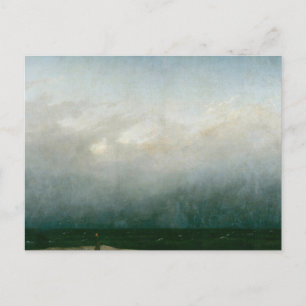 Monk am Meer von Caspar David Friedrich Postkarte