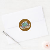 Monk D20 Class Crest Sticker - Funny D&D Monk Dice (Umschlag)